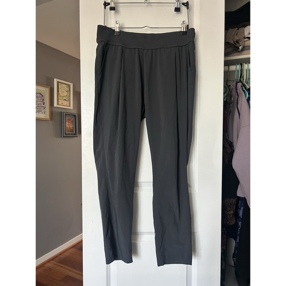 Athleta Pants - Athleta Women's Gray Jogger High Rise Athletic Pant Size 10